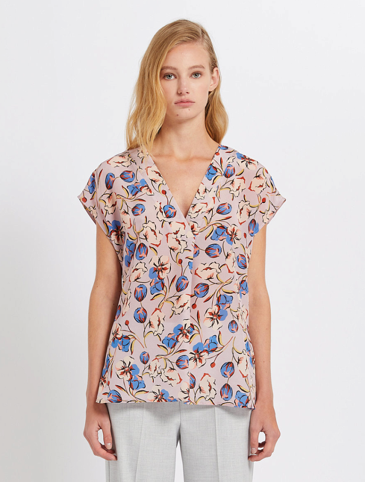 блуза с цветами тренд весна 2024