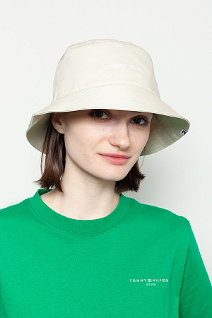 Панама женская TOMMY JEANS TJW LINEAR LOGO BUCKET HAT AW0AW15844 